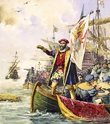 Vasco da Gama landet in Indien