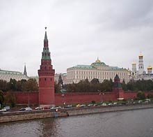 Kreml am Fluss Moskwa