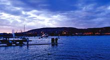 Z&uuml;richsee bei Nacht