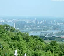Blick vom Kahlenberg &uuml;ber Wien