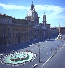 Blick auf die Piazza Navona
