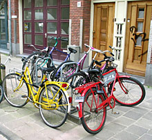 Fahrr&auml;der in Amsterdam