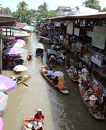 Schwimmender Markt 