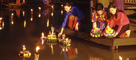Loy Krathong in Bangkok 2011
