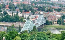 Blick auf die Loschwitzer Br&uuml;cke