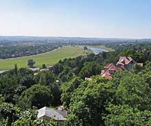 Blick auf das Elbtal