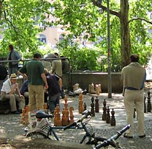 Open-Air-Schach in M&uuml;nchen