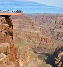 Skywalk &uuml;ber dem Grand Canyon