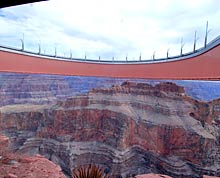 Blick auf die Aussichtsplattform