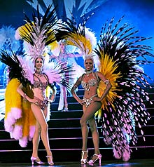 Showgirls in Las Vegas