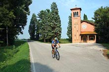 Mit dem Rad unterwegs bei Caorle