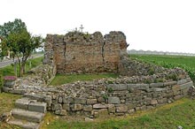Ruine eines ehemaligen Turms in Chioggia