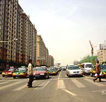 Plattenbauten in Peking