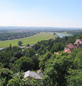 Blick auf die Elbwiesen