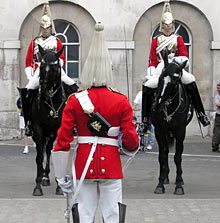 Wachabl&ouml;sung in Whitehall