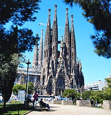 Gaud&iacute;s Sagrada Familia geh&ouml;rt zur Tour
