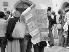 Touristen mit 
