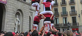 Castellers in Barcelona