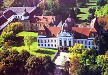 Schloss G&ouml;d&ouml;ll&ouml; aus der Luft