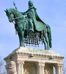 Statue von K&ouml;nig Istvan