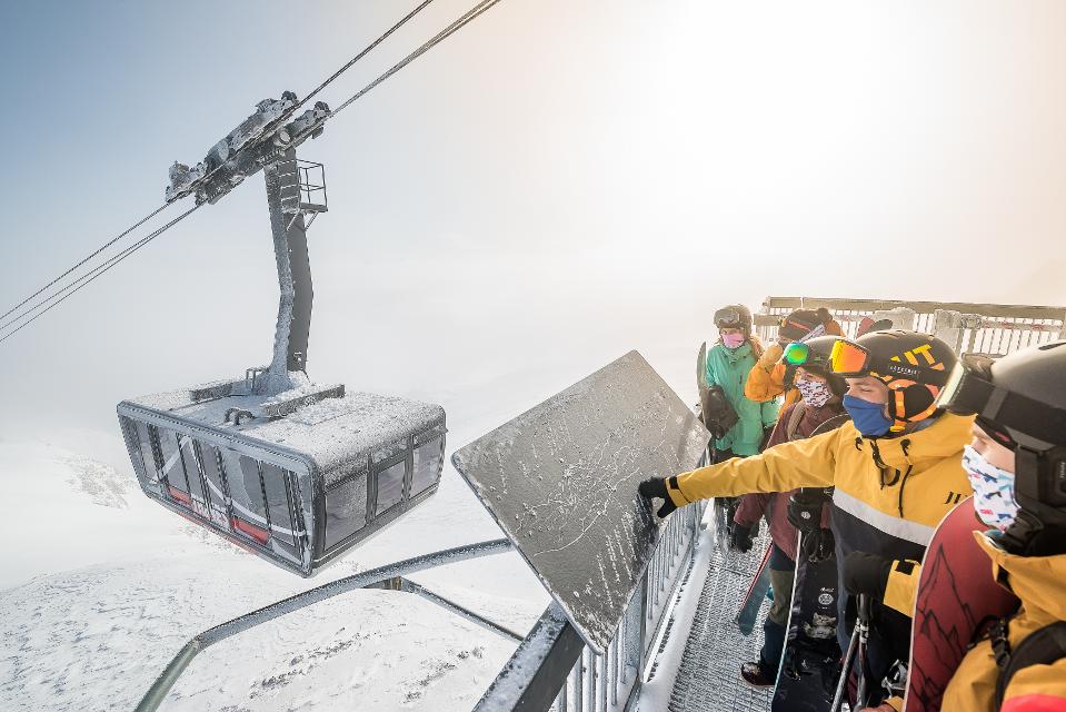 Bergstation der Gondelbahn