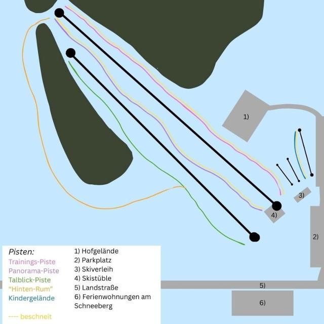 Ski map of Titisee-Neustadt