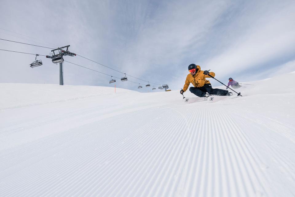 Skifahren im Skigebiet Lenzerheide
