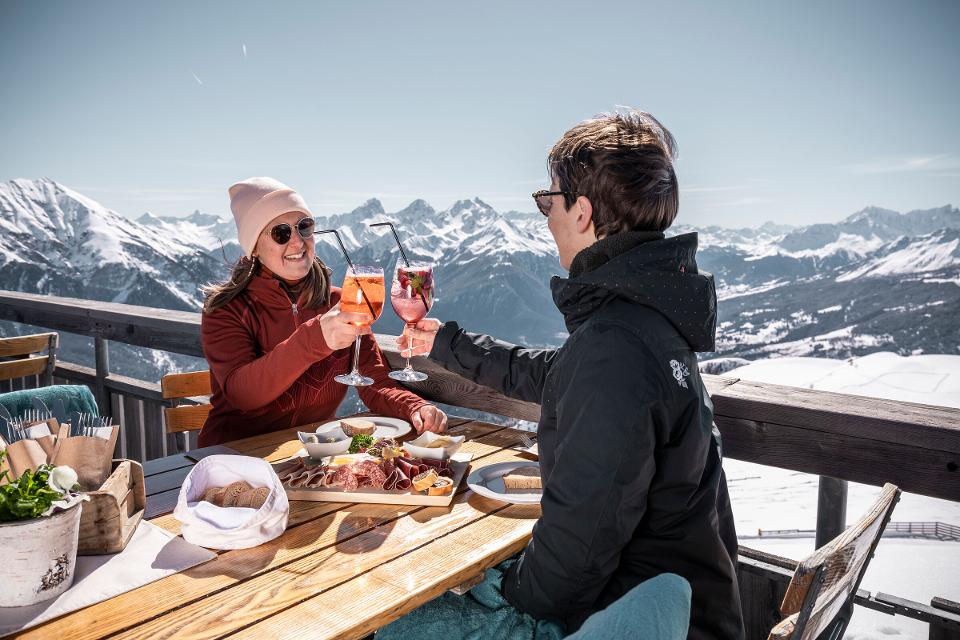 Piz Scalottas Sonnenterrasse in Arosa Lenzerheide