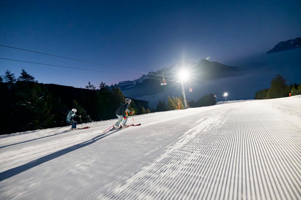 Nachtskifahren am Pizol