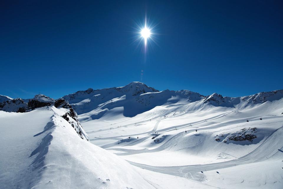Panorama am Kaunertaler Gletscher