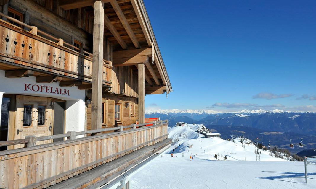 Skihütte Kofelalm im Skigebiet Nassfeld