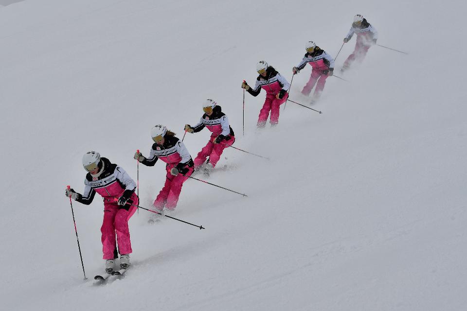 Girlies Ski Team Filzmoos Formations Europameisterschaften