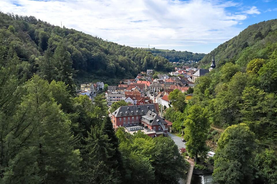 Blick auf Bad Berneck