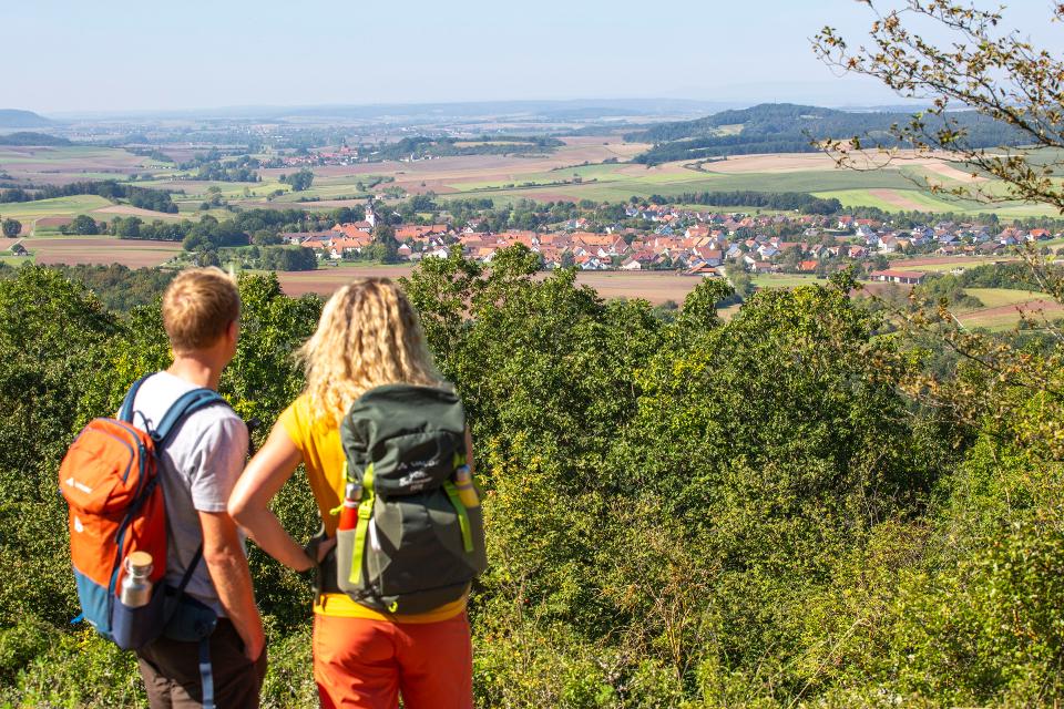 Ausblick in der Region Haßberge