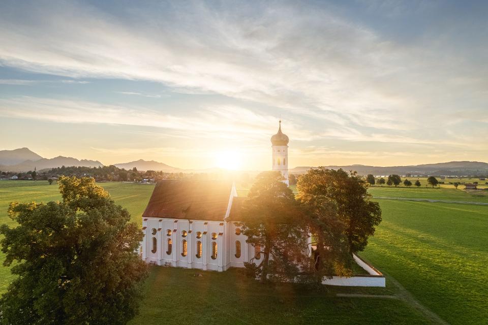Wallfahrtskirche St. Coloman im freien Felde bei Schwangau