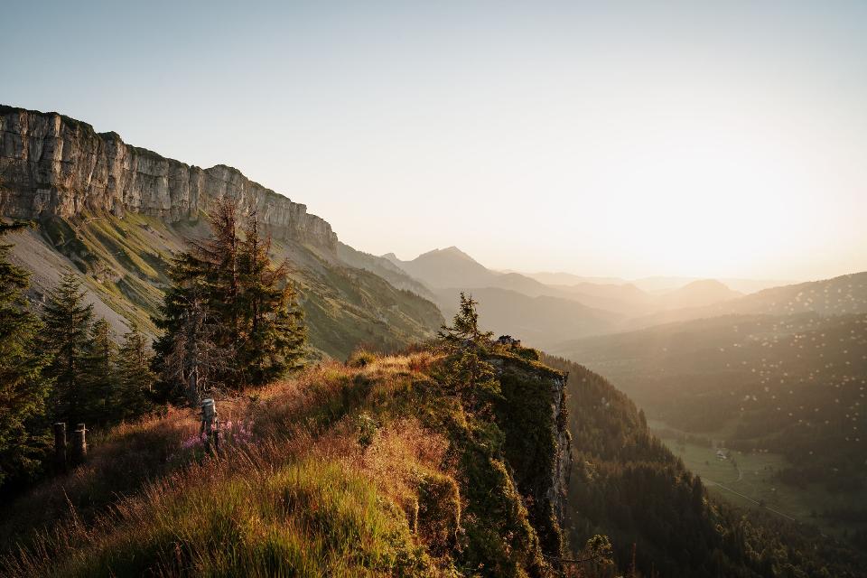 Sonnenuntergang an den Kackenköpfen