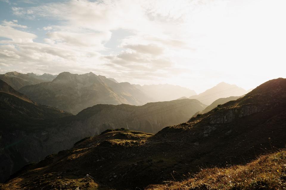 Sonnenuntergang im Rappenalptal