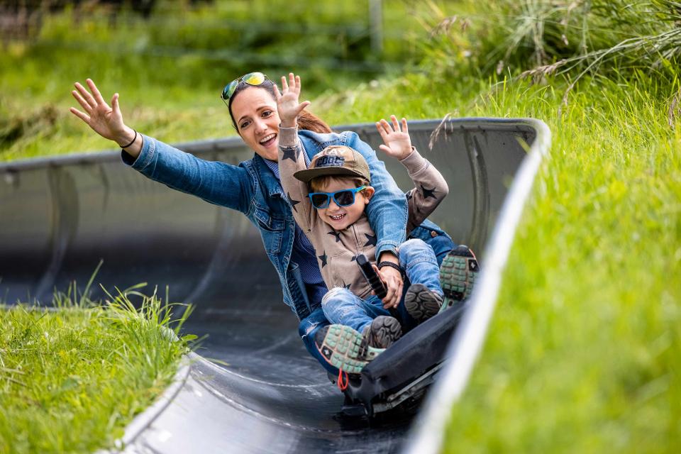 Sommerrodeln auf der Schatzalp