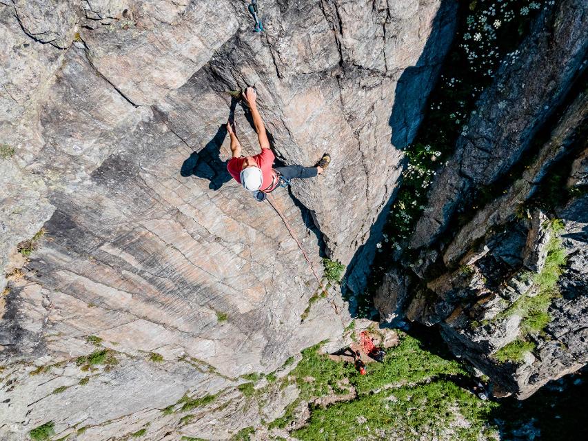 Klettern zählt zu den beliebten Sommersportarten in der Region Davos Klosters