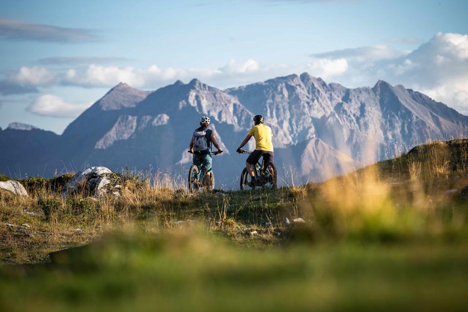 Biken in Flims Laax