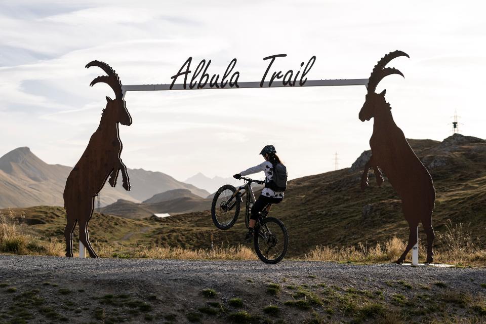Der Albula Trail startet auf einer Höhe von 2.315 m