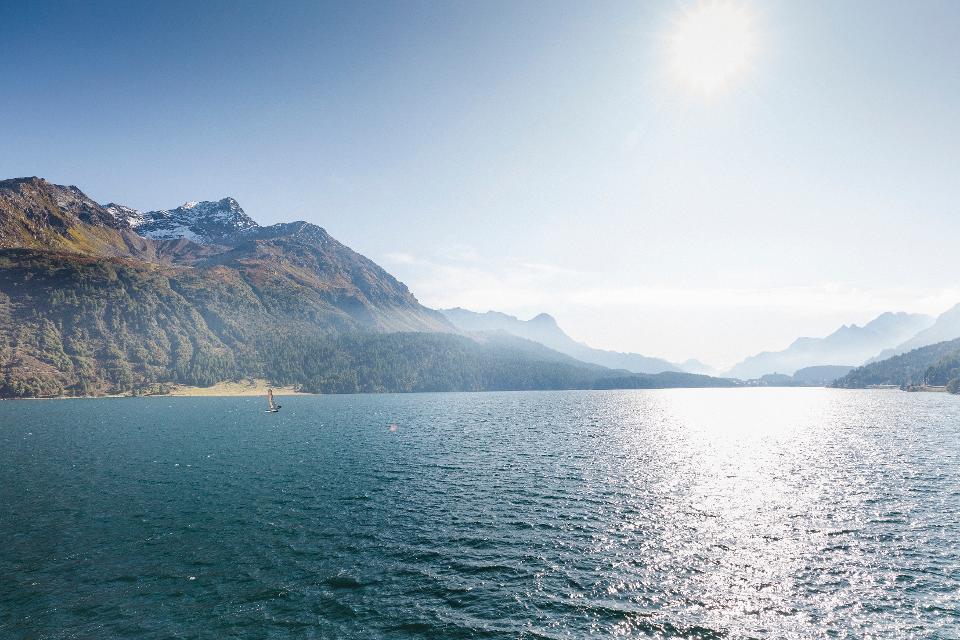 Windsurfen ist im Engadin hervorragend möglich