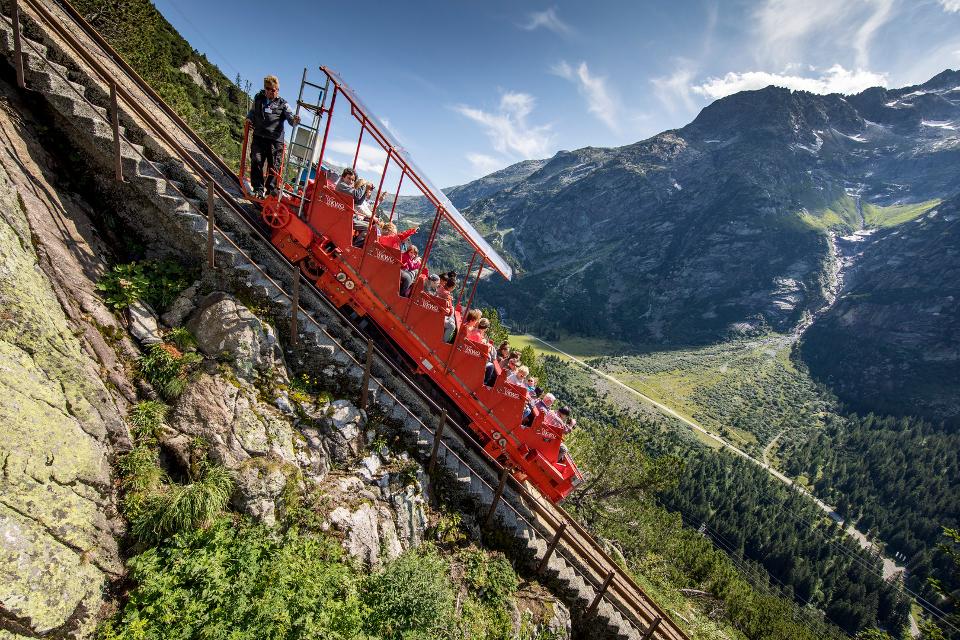 Gelmerbahn in der Grimselwelt