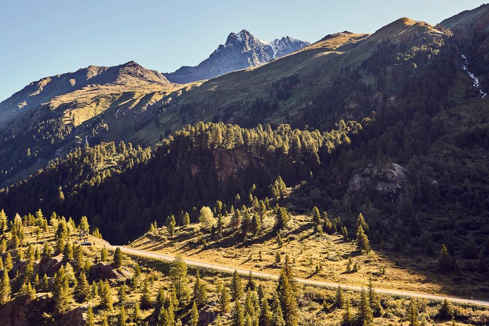 Der Klettergarten Fernergriess ist das größte der drei Sportklettergebiete im Kaunertal