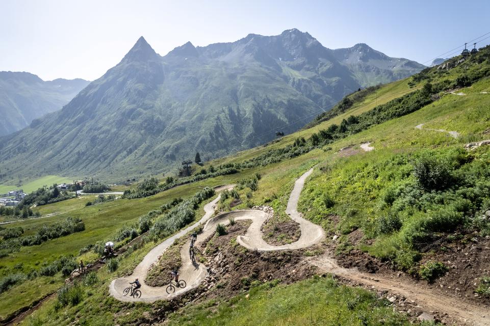 Biken in Galtür