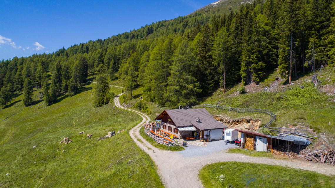 Larcher Alm (1.814m), Almen und Hütten im Pitztal, Almen im Venetbereich
