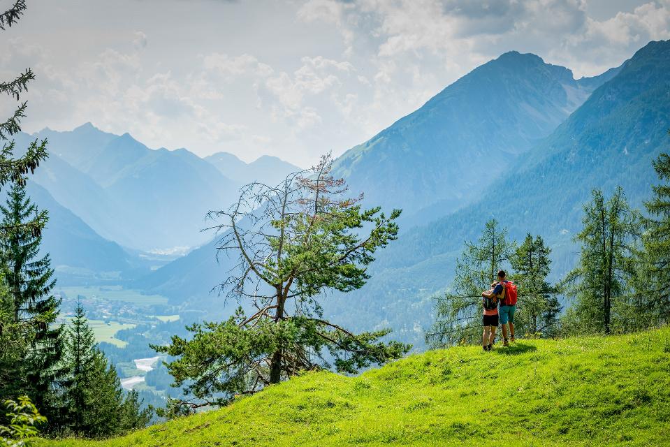 Stablalm mit Ausblick auf das Lechtal