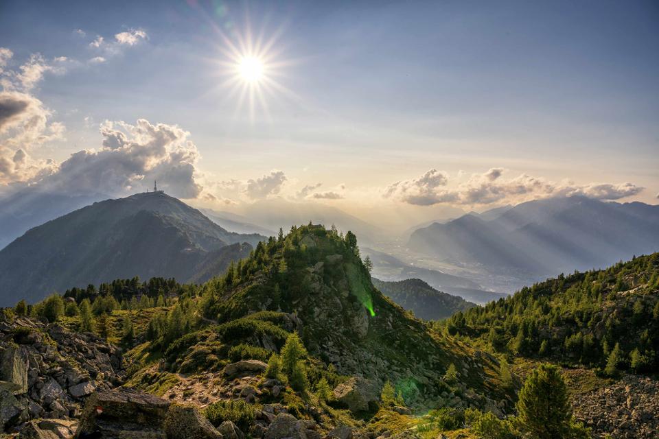 Unterwegs am Patscherkofel auf dem Zirbenweg