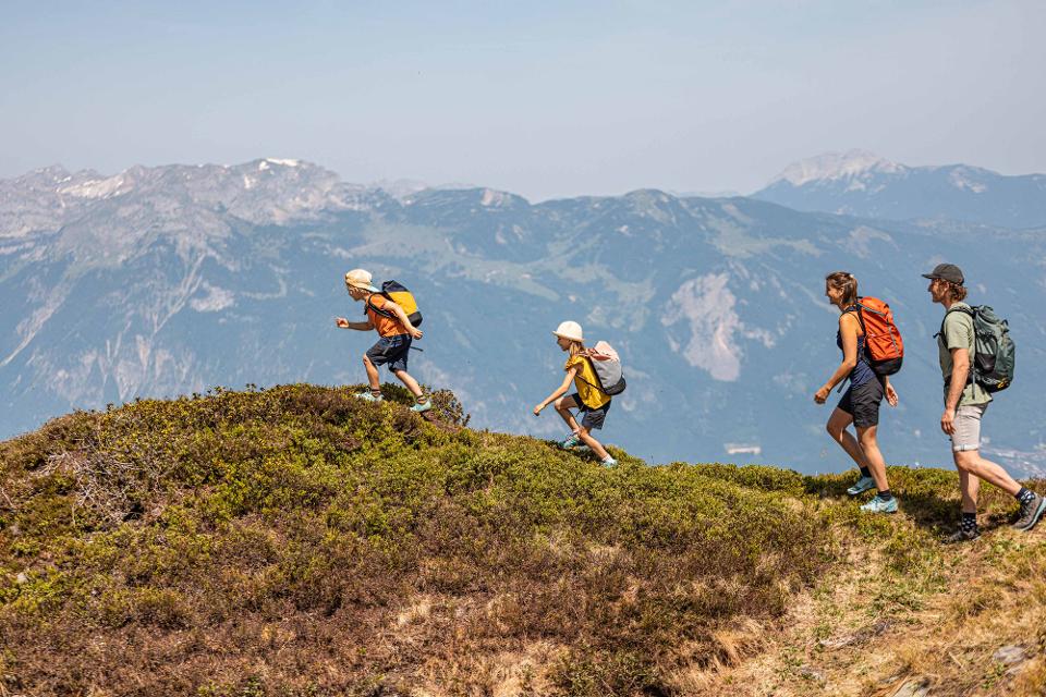 Familie am Wiedersberger Horn