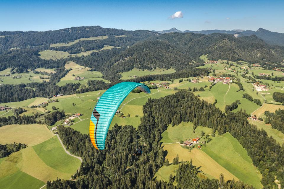 Blick auf die Ferienregion Kaiserwinkl